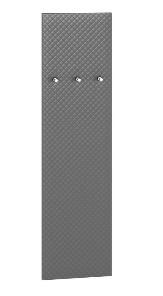 Paneel "Blanco" Wandpaneel Garderobenpaneel 40cm grau Bild 1