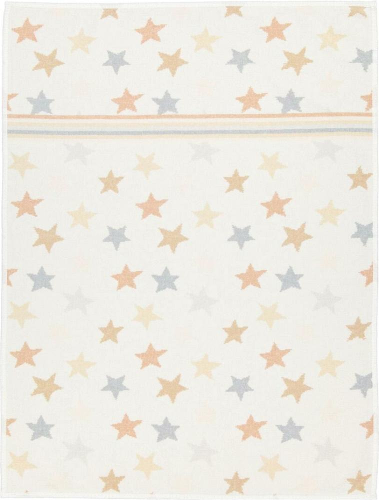 Feiler Babydecke Stars & Stripes weiß | 75x100 cm Bild 1