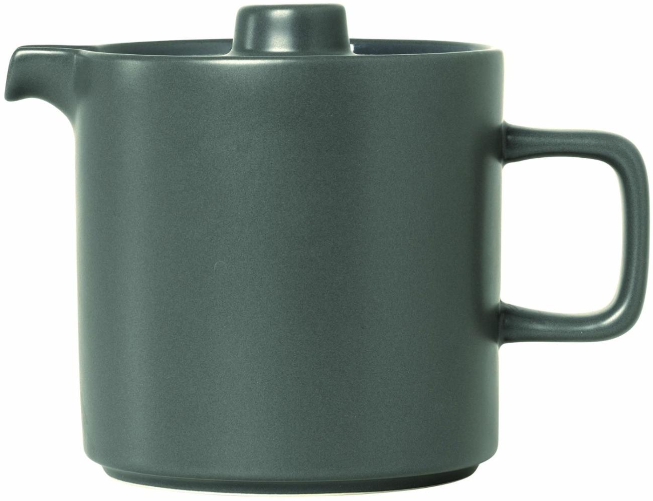 Blomus Teekanne Pilar, Kanne, Teebehälter, Henkelkanne, Keramik, Pewter, 1 L, 63999 Bild 1