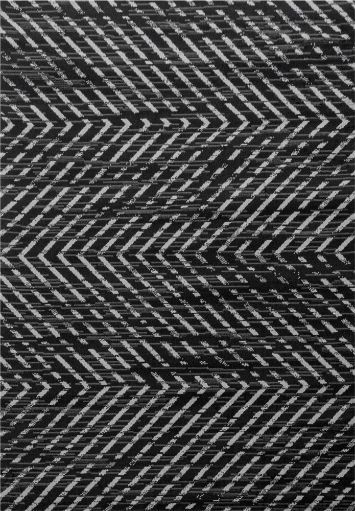 Kurzflor Teppich Bora rechteckig - 120x170 cm - Schwarz Bild 1