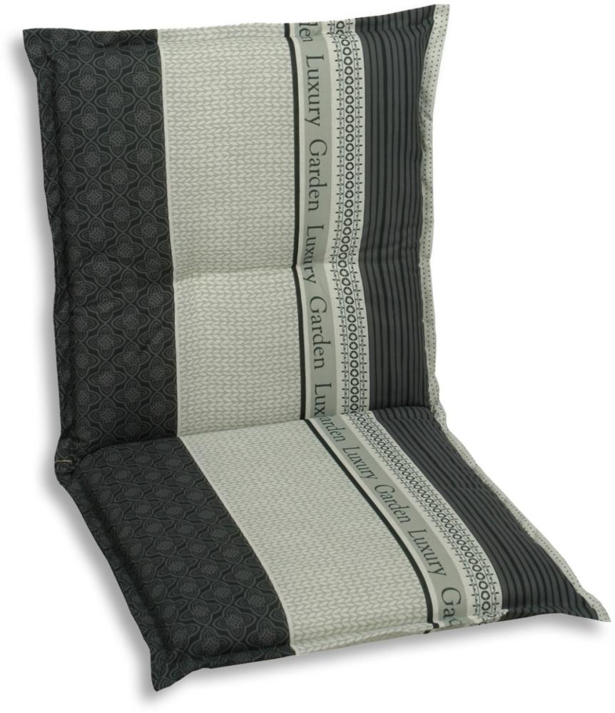 GO-DE Niederlehner-Auflage 100x50x7 cm grau Sitzkissen Sitzpolster Sitzauflage Bild 1