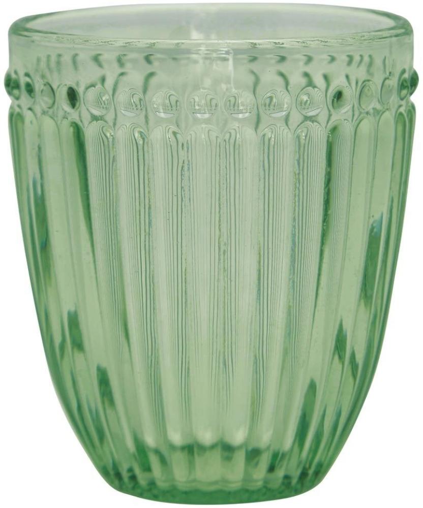 Greengate Wasserglas Alice Pale Green Glas Bild 1