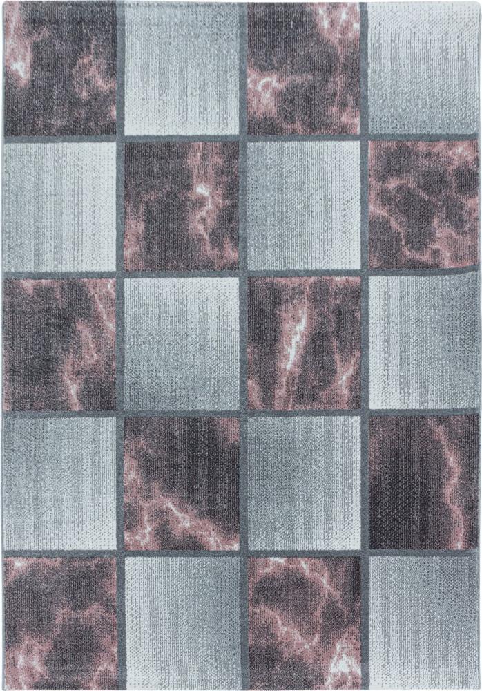 Kurzflor Teppich Oro rechteckig - 240x340 cm - Rosa Bild 1