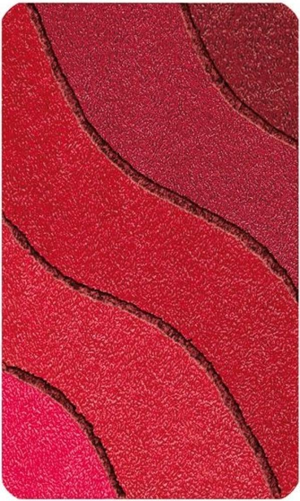 Kleine Wolke Badteppich Wave rubin, 60 x 90 cm Bild 1