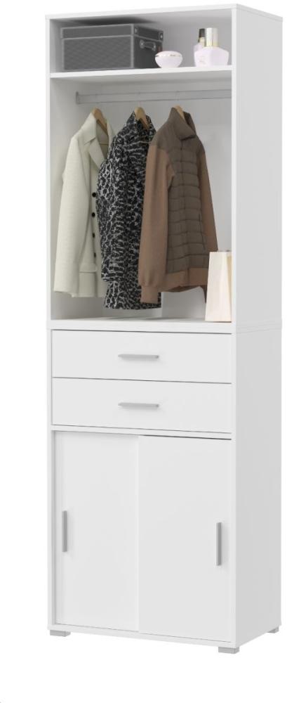 Garderobenschrank Set Mover in weiß 68 x 212 cm Bild 1