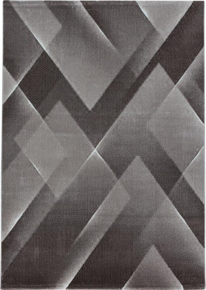 Kurzflor Teppich Clara Läufer - 80x250 cm - Braun Bild 1