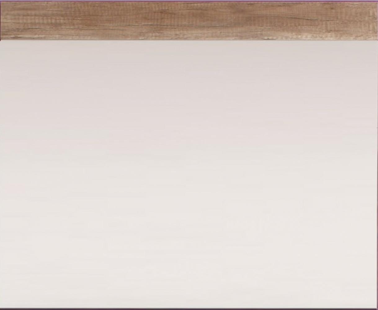 trendteam smart living Garderobe Wandspiegel 'Polo' mit großer Spiegelfläche, Eiche Monument Dekor, 80 x 65 x 2 cm Bild 1