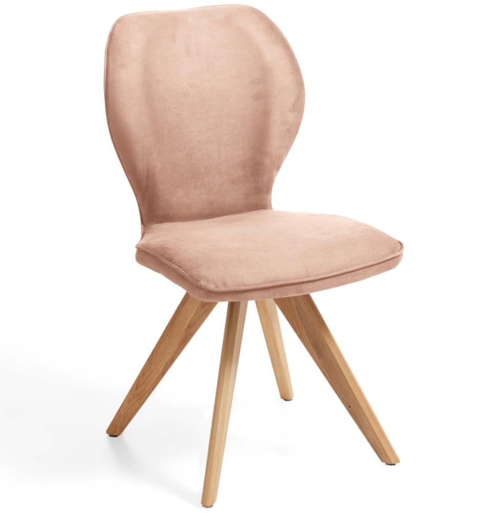 Niehoff Sitzmöbel Colorado Trend-Line Design-Stuhl Gestell Wildeiche - Polyester Nirvana beige Bild 1