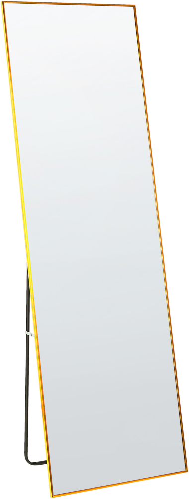 Stehspiegel gold rechteckig 50 x 156 cm BEAUVAIS Bild 1