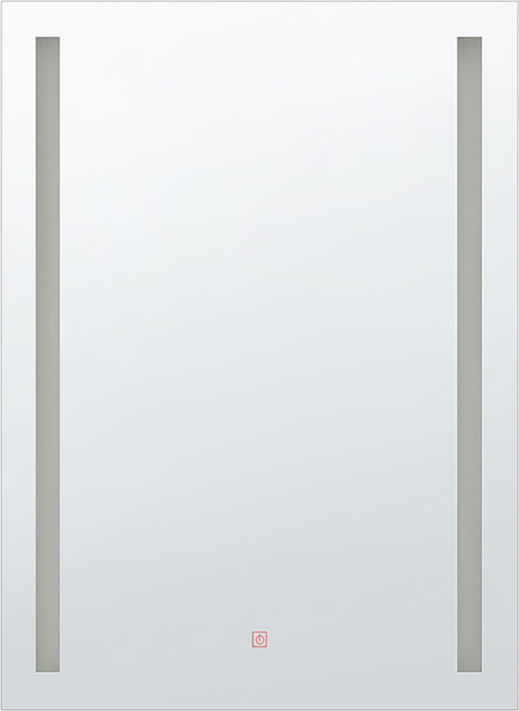 Badspiegel mit LED-Beleuchtung rechteckig 60 x 80 cm MARTINET Bild 1