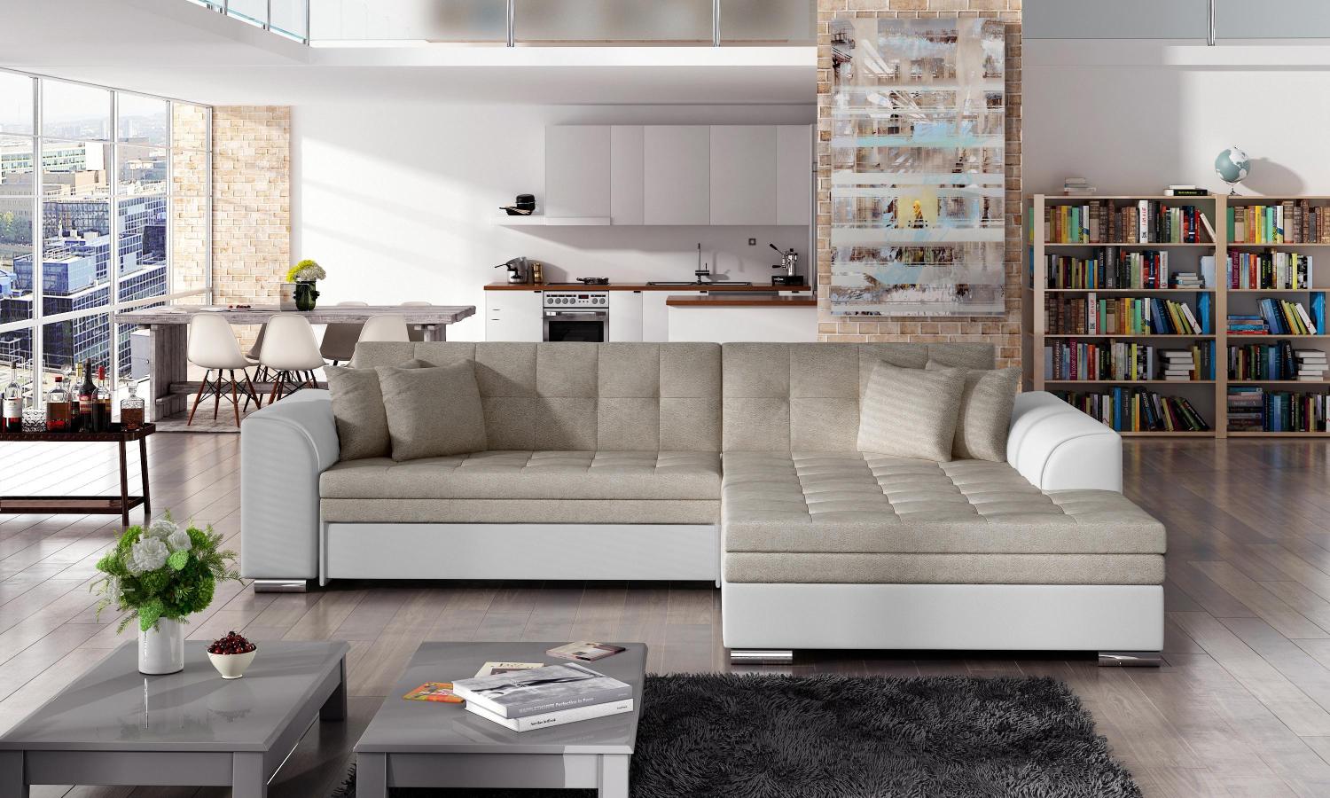 Wohnideebilder Sorento Beige Couchgarnitur SO_17 Bild 1