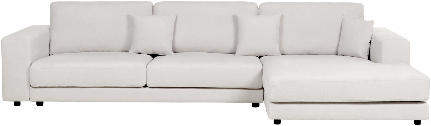 4-Sitzer Ecksofa cremeweiß linksseitig LOFOTEN Bild 1