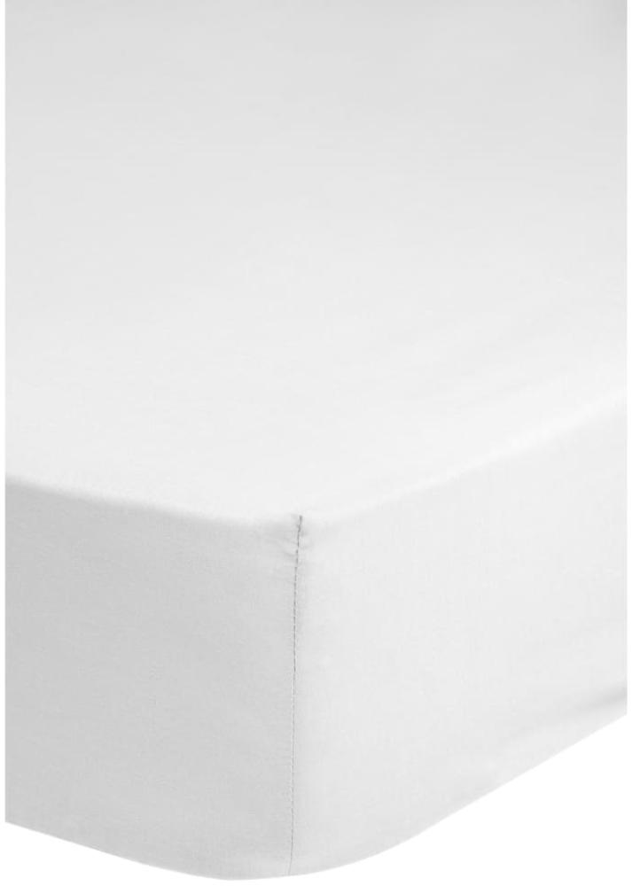 HIP Spannbettlaken 180 x 200 cm Weiß Bild 1