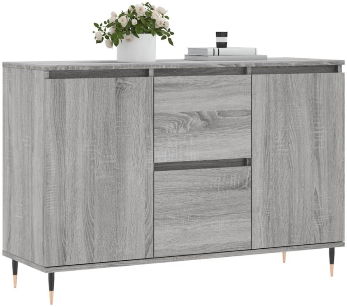 Sideboard Grau Sonoma 104x35x70 cm Holzwerkstoff Bild 1