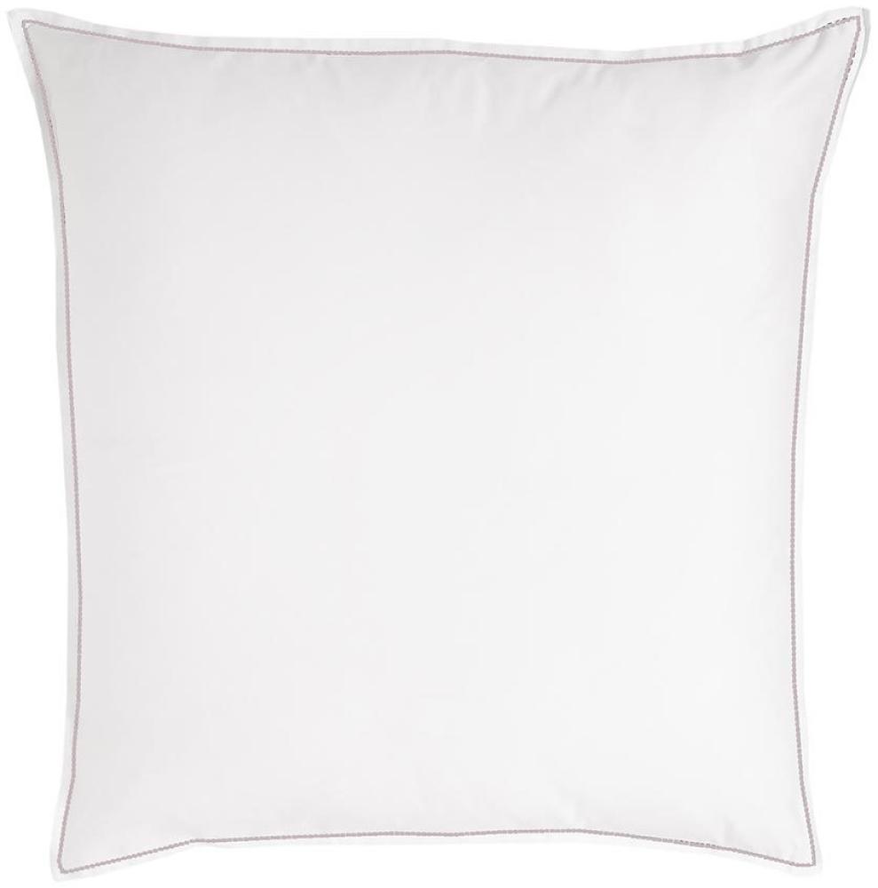 Traumschlaf Uni Kissenbezug White Collection Pico-Pico | 70x90 cm | light-grey Bild 1