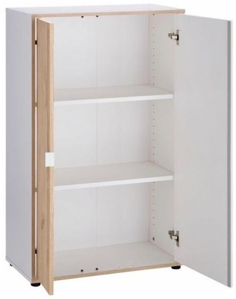 Büroschrank Aktenschrank Softclose Eiche weiss - (4152) Bild 1