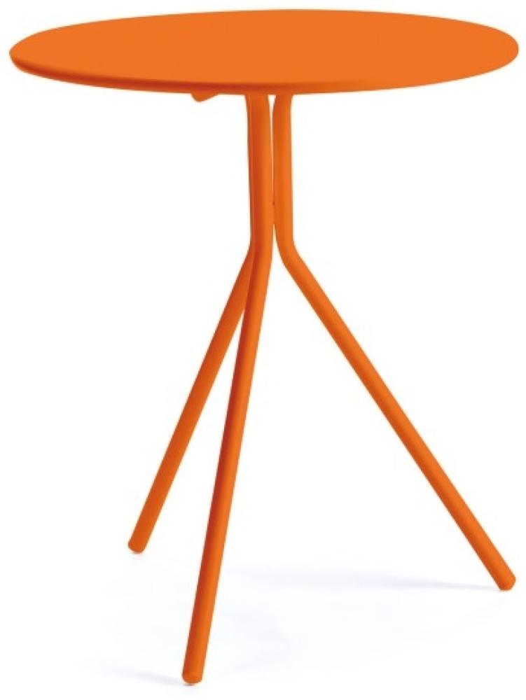 Runder Beistelltisch Rick Ø 65 cm orange Bild 1
