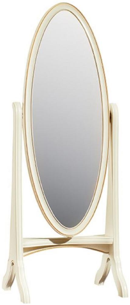Casa Padrino Luxus Barock Standspiegel Creme / Gold 65 x 46 x H. 175 cm - Schlafzimmer Deko Accessoires Bild 1