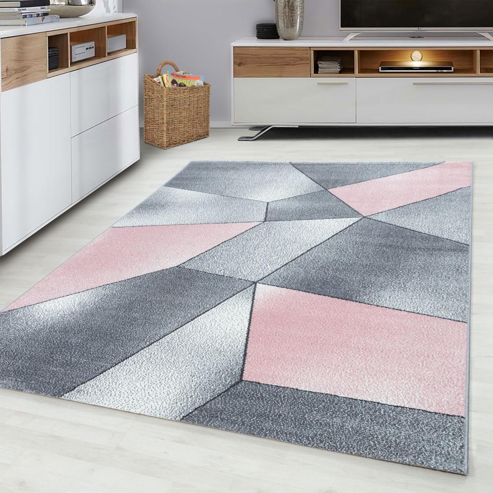 Teppich BETA PINK 80 X 150cm Rechteck Bild 1