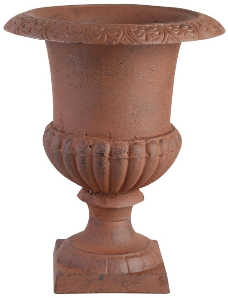2 Stück Esschert Design Blumentopf, Übertopf Französische Vase, Amphore auf Sockel, Größe M, ca. 23 cm x 23 cm x 30 cm Bild 1