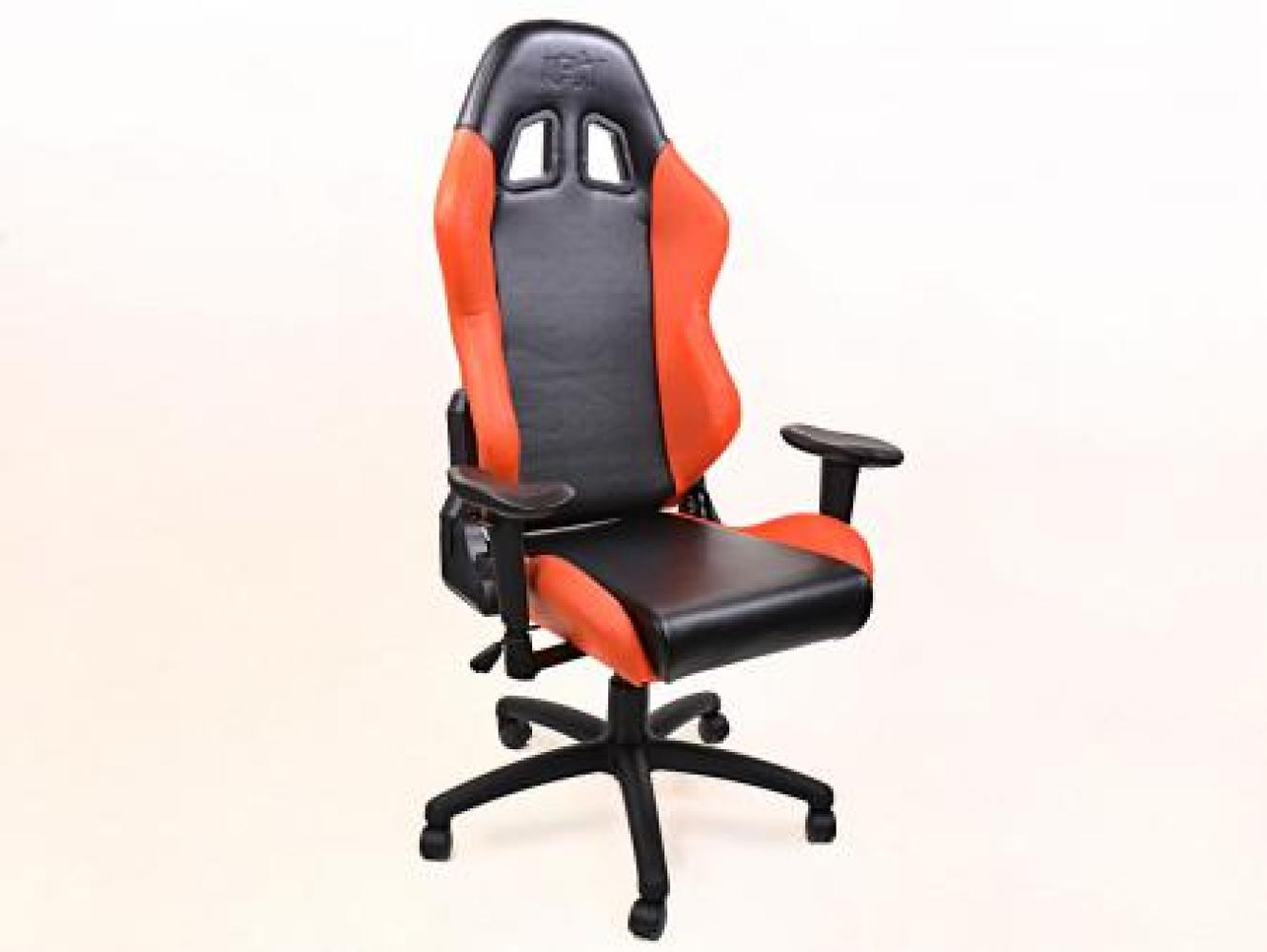 FK Gamingstuhl eGame Seats eSports Spielsitz Liverpool schwarz/orange Bild 1
