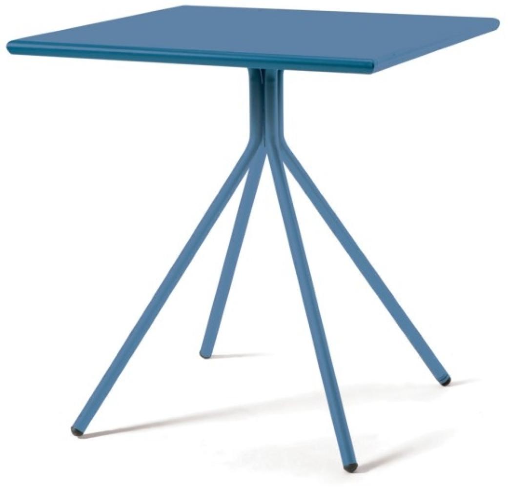 Balkontisch Rick 70x70x75 cm blau Bild 1