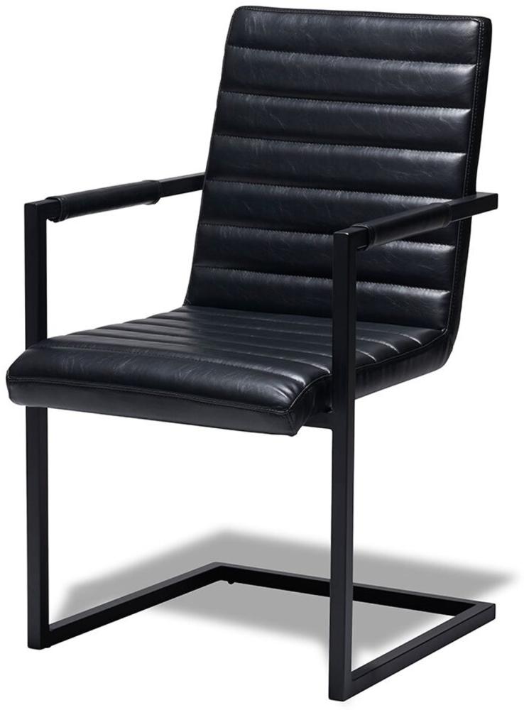 2x Esszimmerstuhl FALINE in schwarz Stuhlgruppe Sitzgruppe Stühle Bild 1