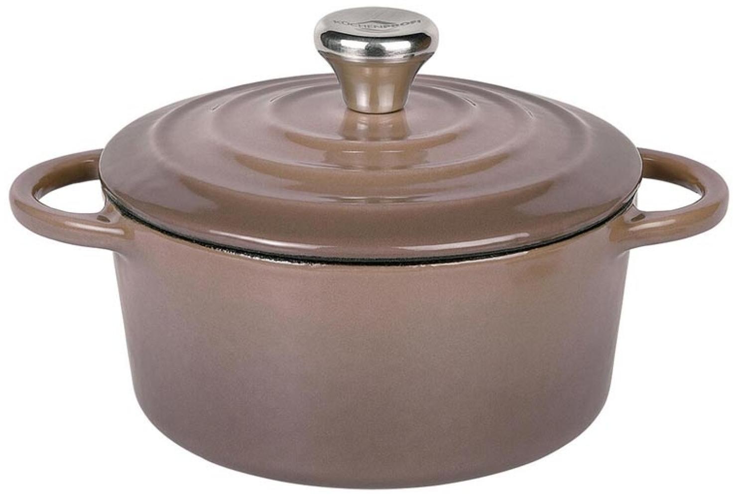 Küchenprofi Mini-Cocotte Rund 10 cm Taupe Provence Bild 1