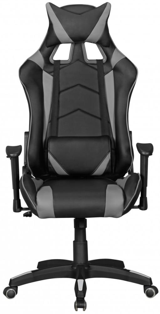 KADIMA DESIGN Gamerstuhl Ascona - Gaming Stuhl im Racing Design mit individueller Anpassung und höchstem Komfort. Farbe: Anthrazit Bild 1