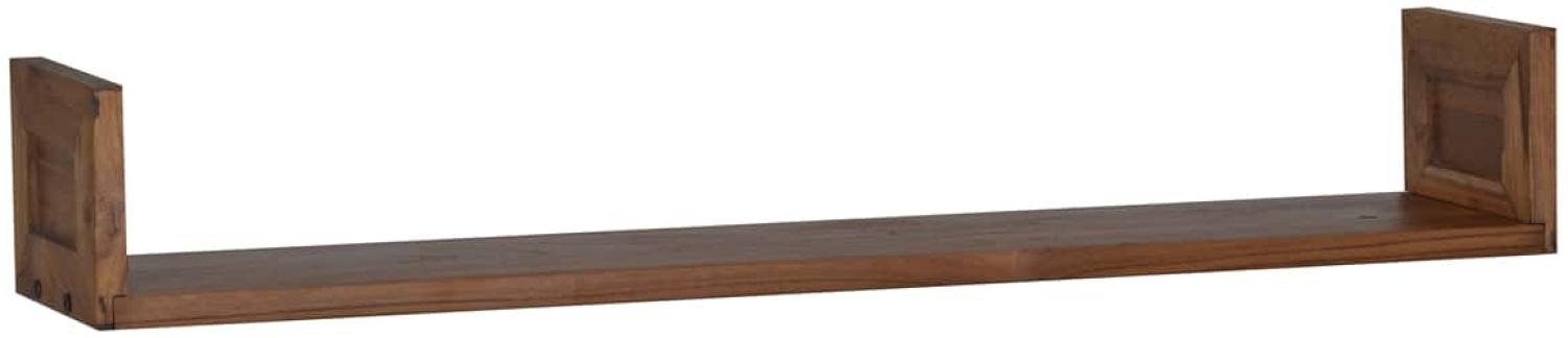 MiaMöbel Wandregal 50cm Massivholz Teak Modern Indien Indisch Bild 1
