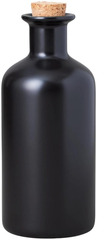 Maxwell & Williams IA0043 Vorratsflasche Schwarz EPICURIOUS mit Verschlusskorken, Porzellan, in Geschenkbox Bild 1