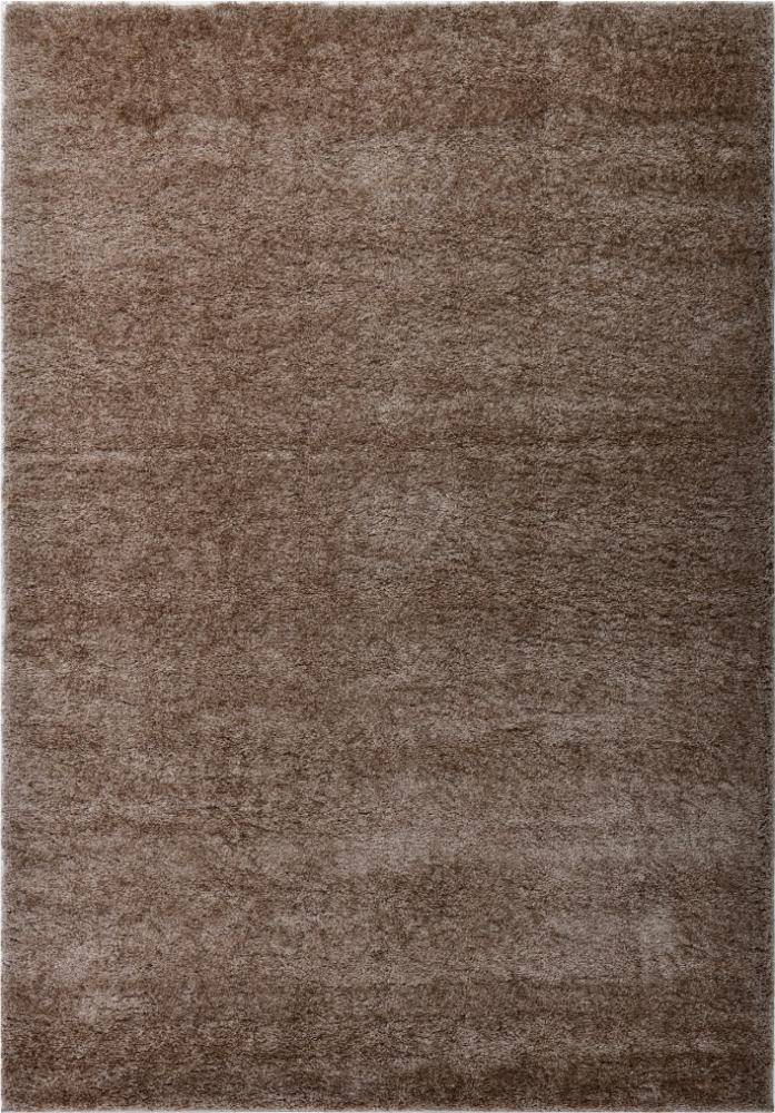 HOME DELUXE Hochflor Teppich SOFI - Farbe: Braun, Größe: 150 x 80 cm Bild 1