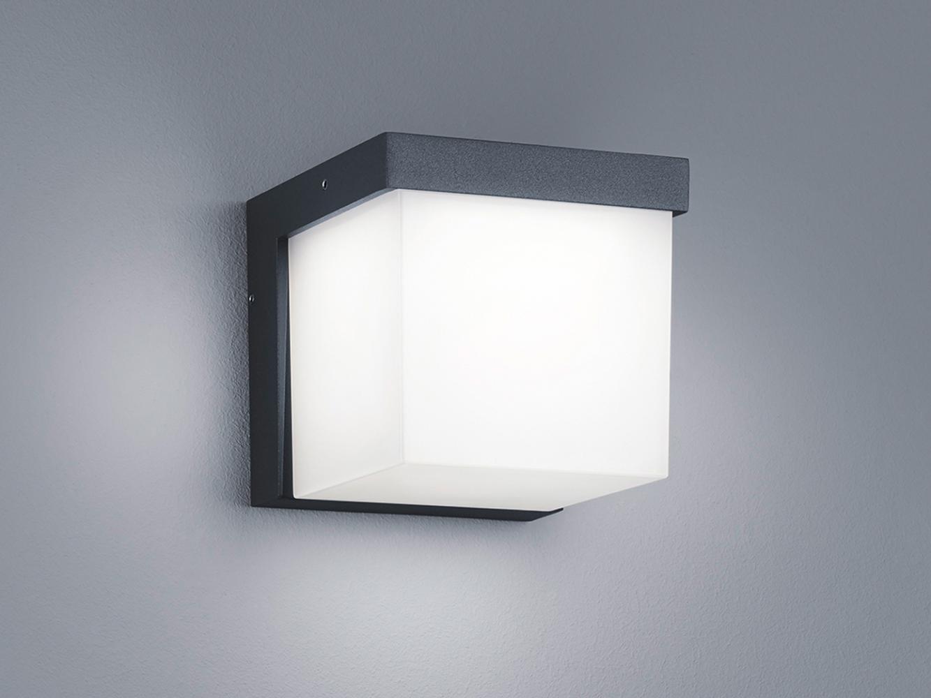 Außenwandleuchte, LEDs/230V/3,5W, 330 lm, 3000K, YANGTZE anthrazit anthrazit Bild 1