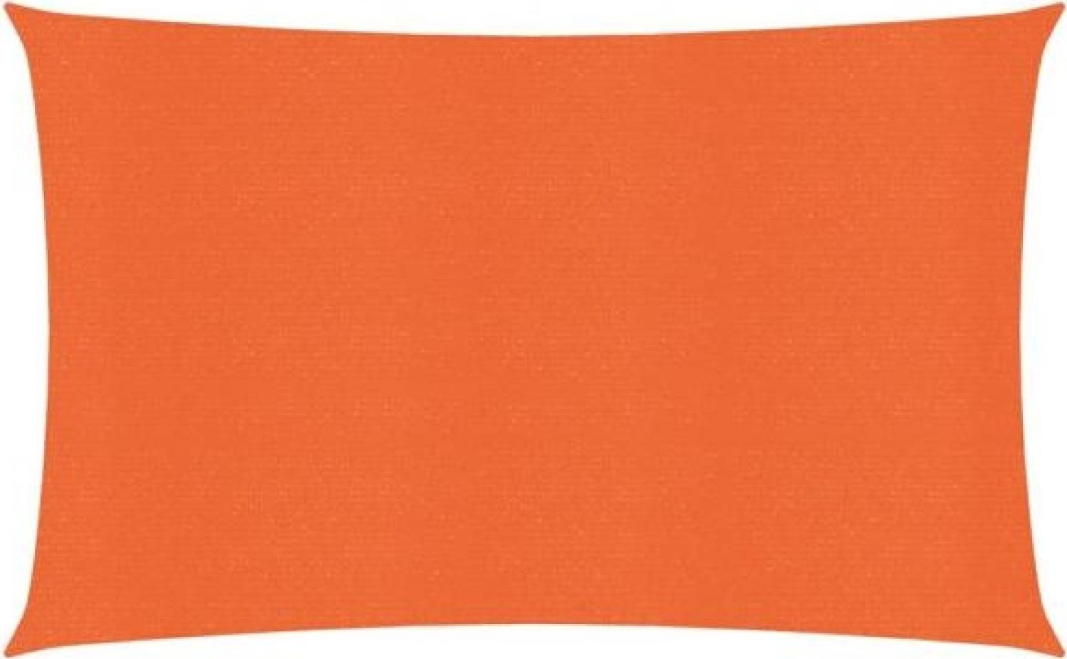 Sonnensegel 160 g/m² Orange 2x4 m HDPE Bild 1