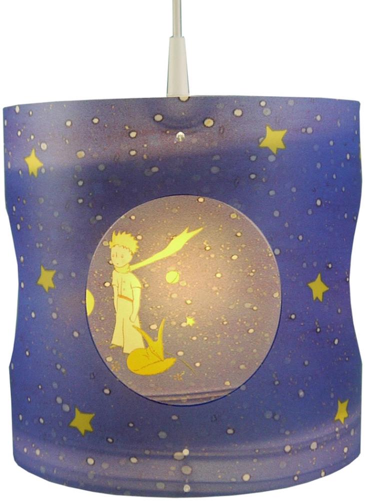 Kinderzimmer Deckenleuchte Lampenschirm drehend Motiv Kleiner Prinz mit LED Bild 1