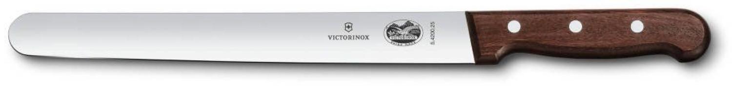 Victorinox Rosewood Schinkenmesser, 36cm, mit Holzgriff, Runde Klinge, rostfrei, Edelstahl, spülmaschinengeeignet Bild 1