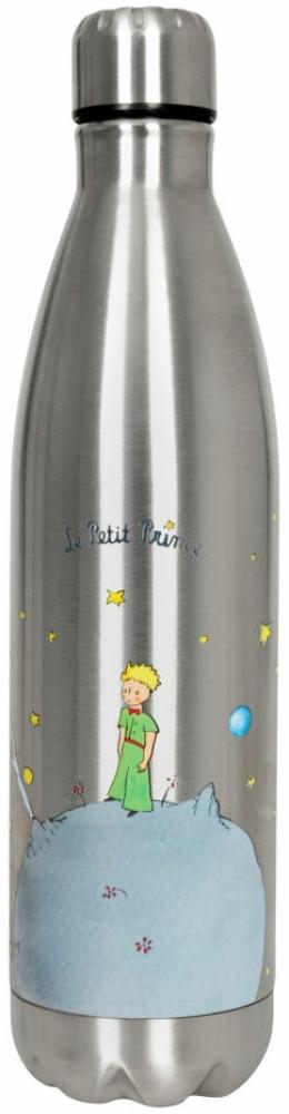Könitz Flasche Hot Bottle - Le Petit Prince, Thermoflasche, Outdoorflasche, Doppelwandig mit Verschluss, Edelstahl, Silbern, 750 ml, 11 9 245 1365 Bild 1