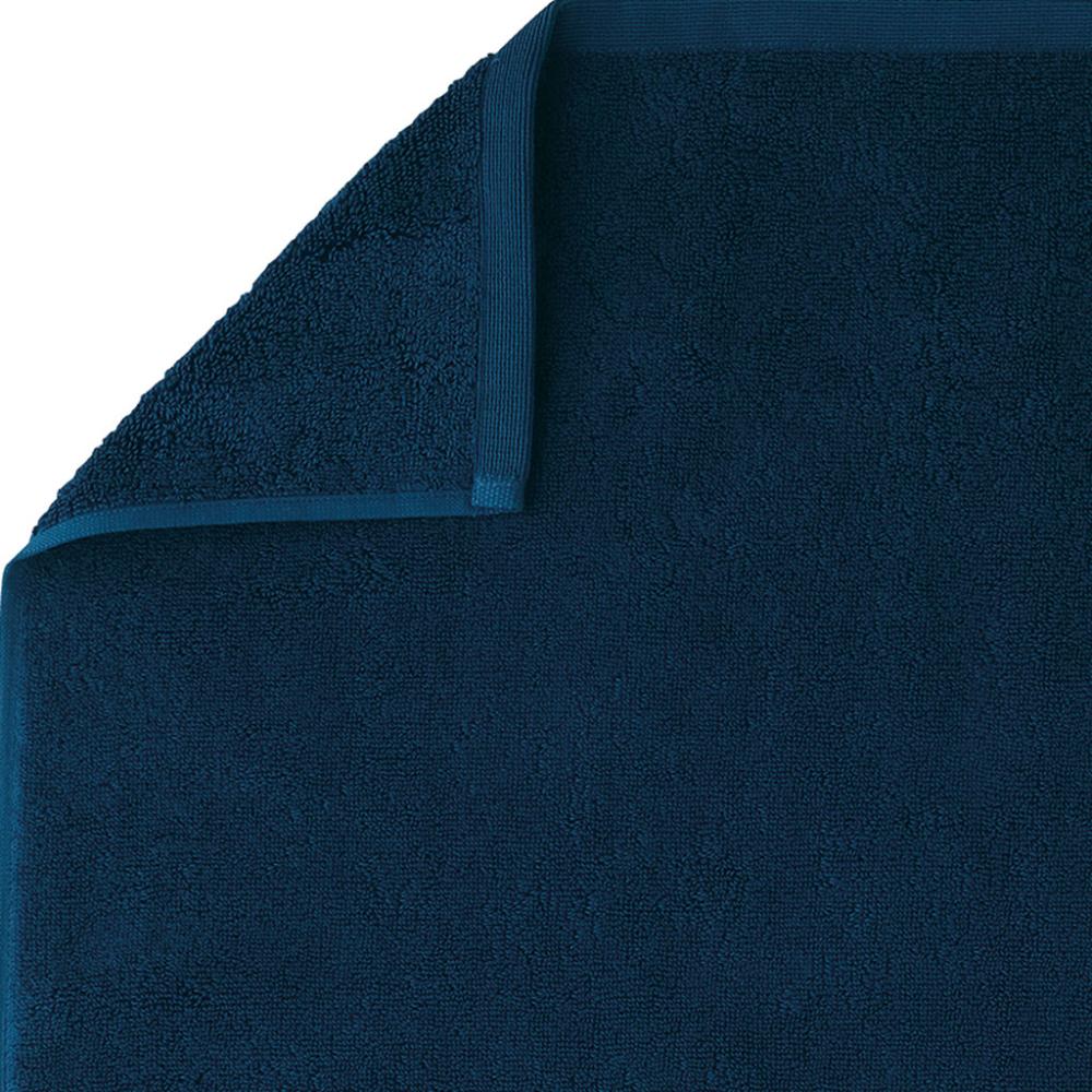 Elegant Duschtuch 75x160cm blau 600g/m² 100% Baumwolle Bild 1