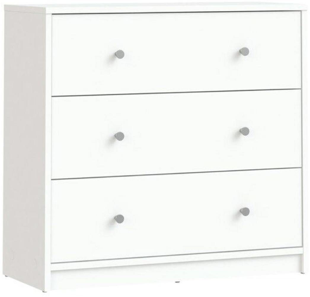 Maria Kommode 3 Schubladen weiss Sideboard Highboard Schrank Flur Diele Bild 1