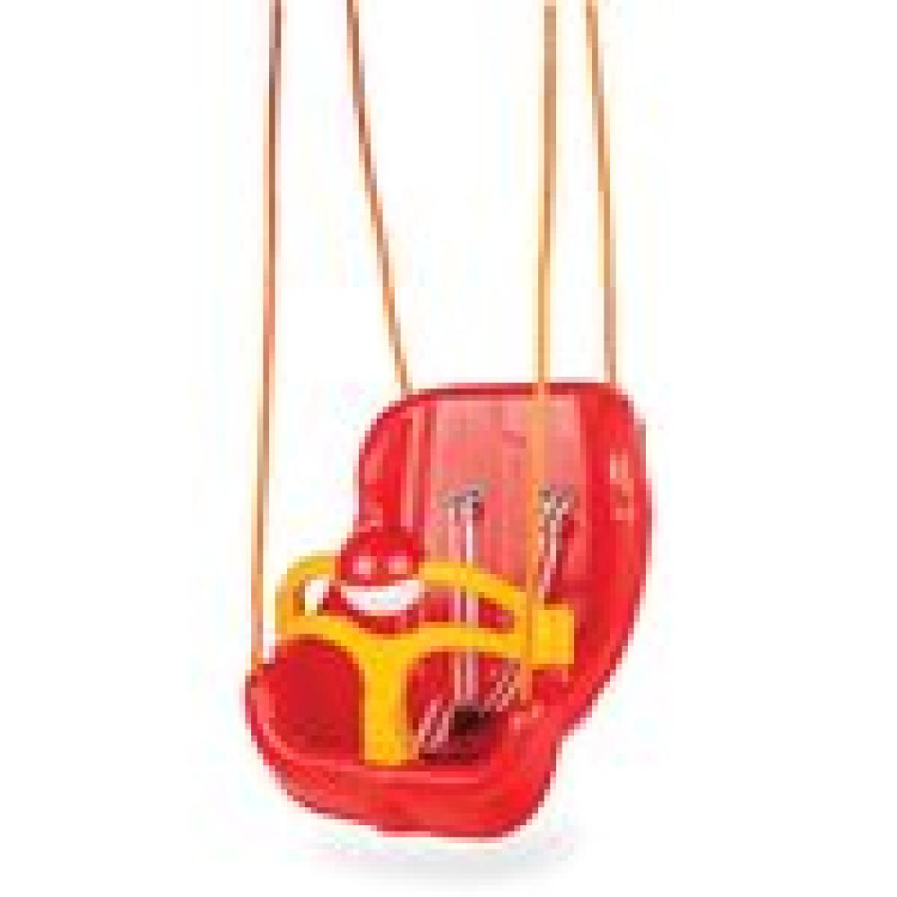 Pilsan Babyschaukel 2 in 1 Big Swing 06130, hohe Rückenlehne, abnehmbarem Bügel rot Bild 1