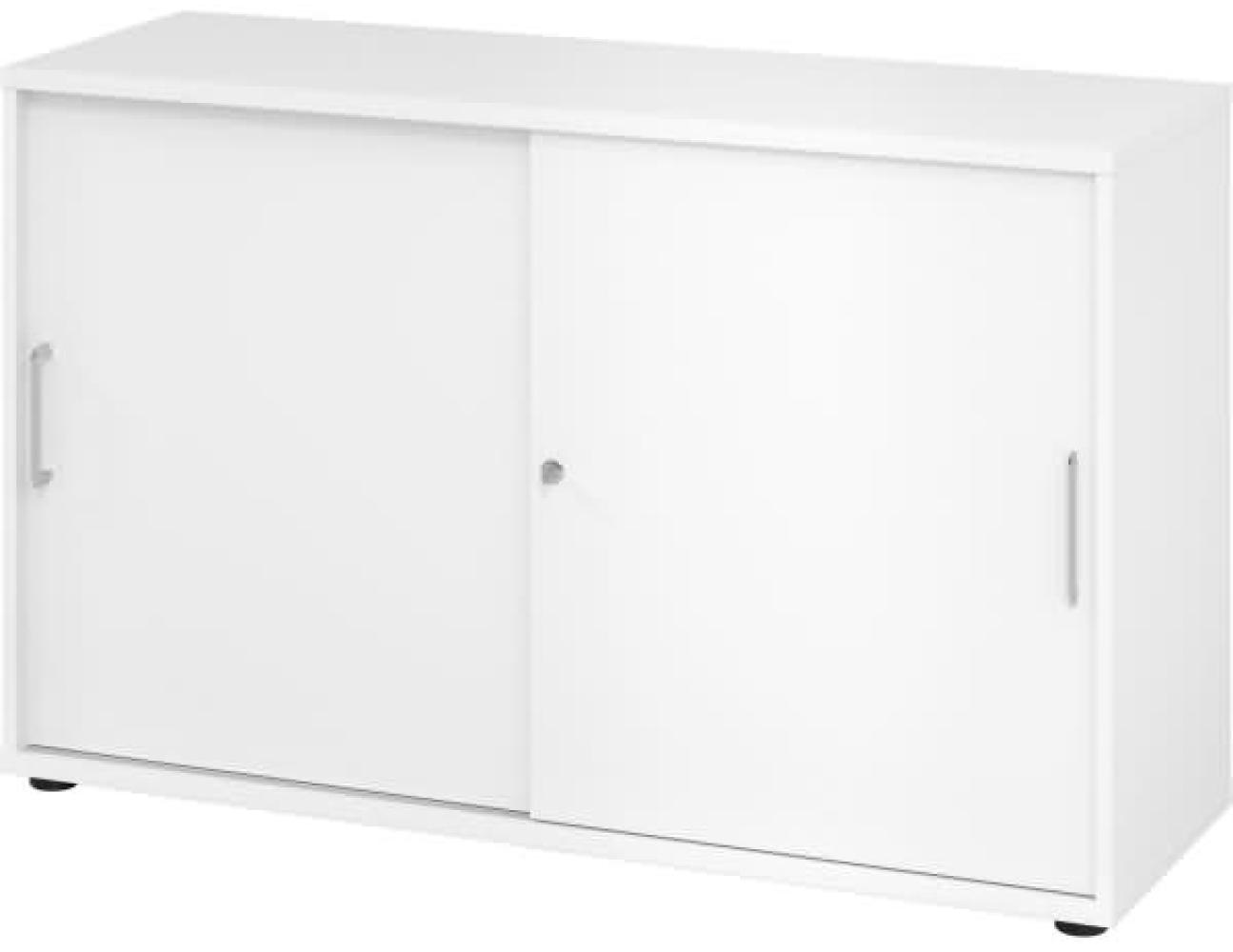 mcbuero. de Schiebetürschrank Derie 9 2 OH BxTxH 120x40x74,8cm Griff BS Bild 1