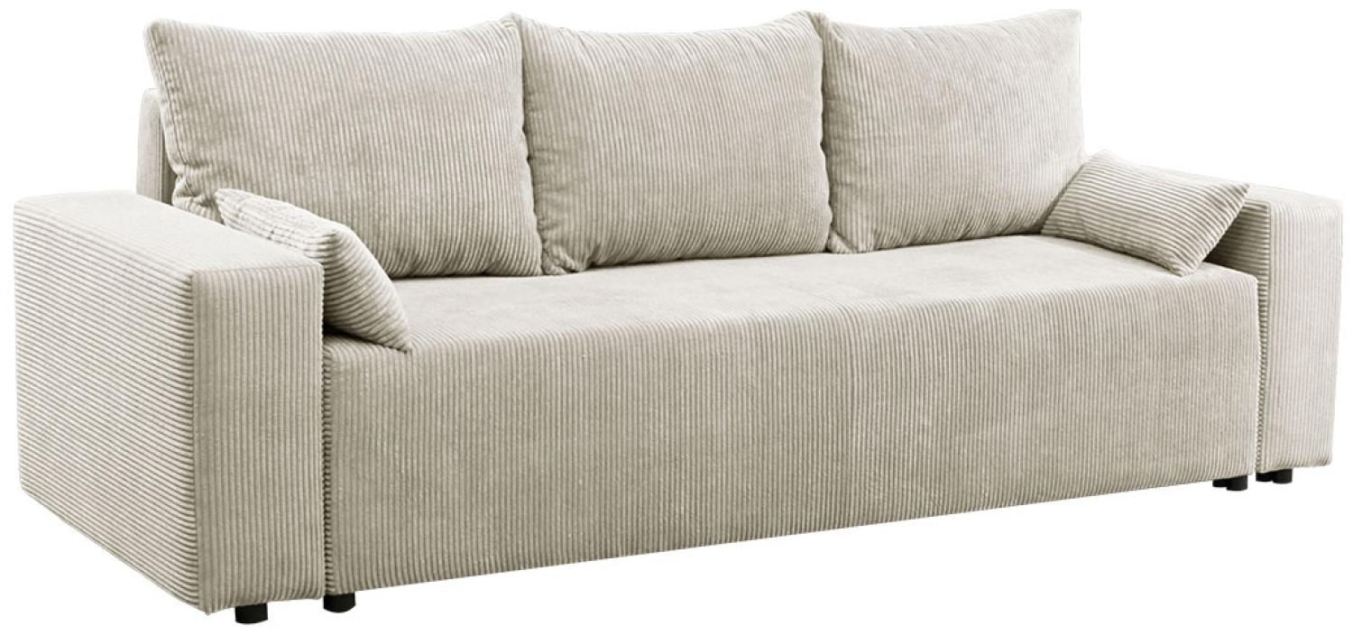 Sofa 'Lipito' Cord Beige Bild 1