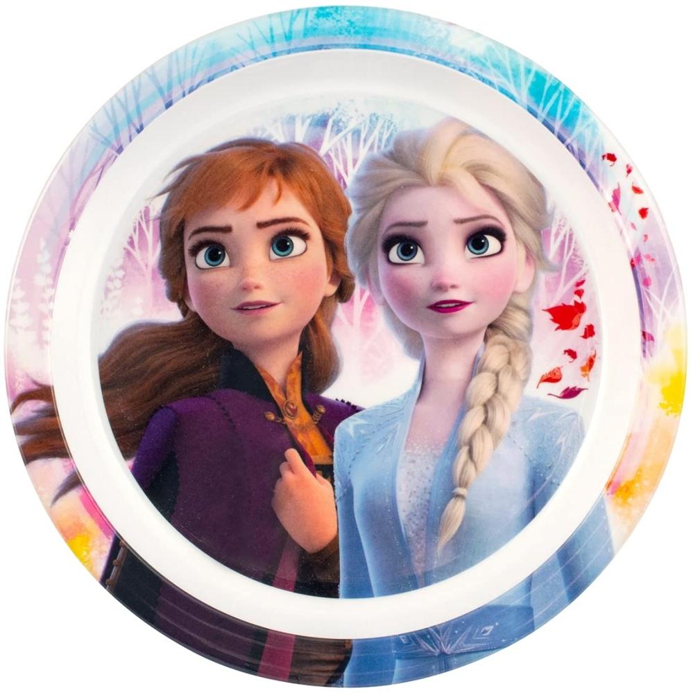 Lulabi Disney Frozen Teller flach, Melamin, 21,5 cm Bild 1