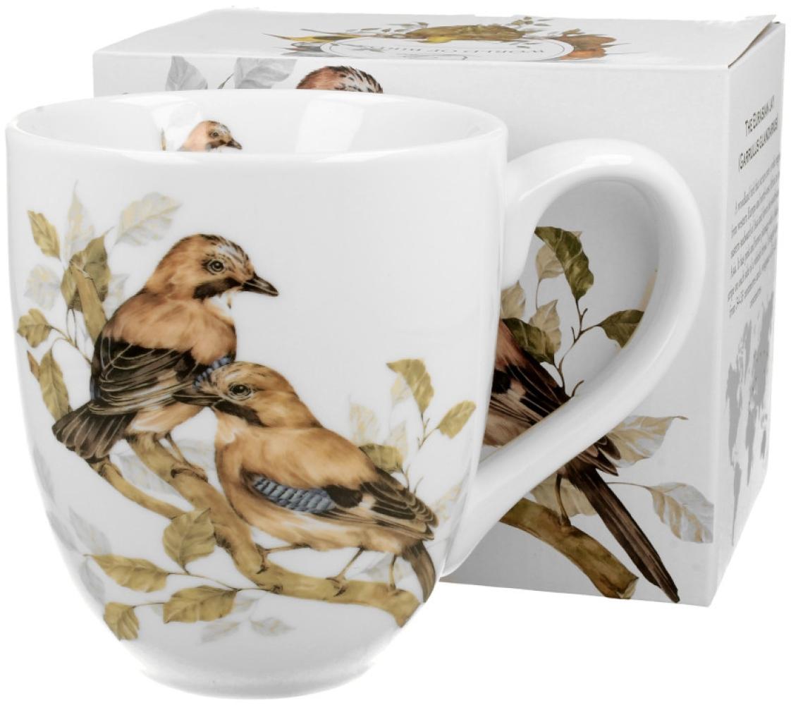 DUO ANIMALS XXL Becher 1000 ml THE EURASIAN JAY New Bone China Porzellan Bild 1