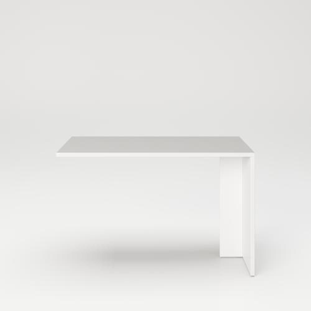 Fortuna - Schreibtischanbau Weiß Bild 1