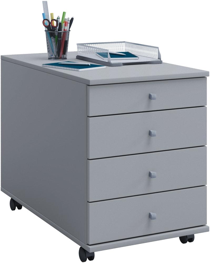 Rollcontainer Bürocontainer 4 Schubladen Büro Schrank Schreibtisch Unterschrank Bild 1
