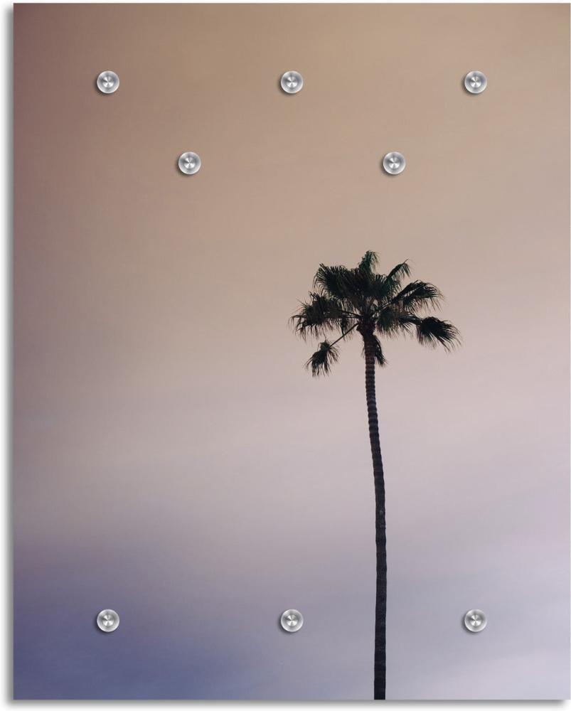 Queence Garderobe - "Batu" Druck auf hochwertigem Arcylglas inkl. Edelstahlhaken und Aufhängung, Format: 100x120cm Bild 1