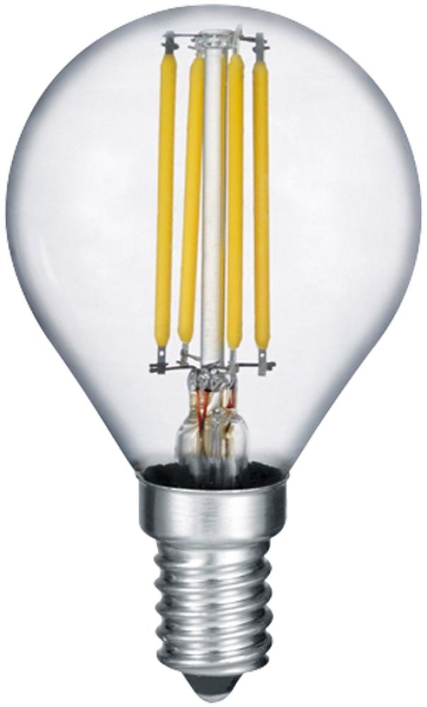 E14 Filament LED, 2 Watt, 250 Lumen, warmweiß, Ø4,5cm, nicht dimmbar Bild 1