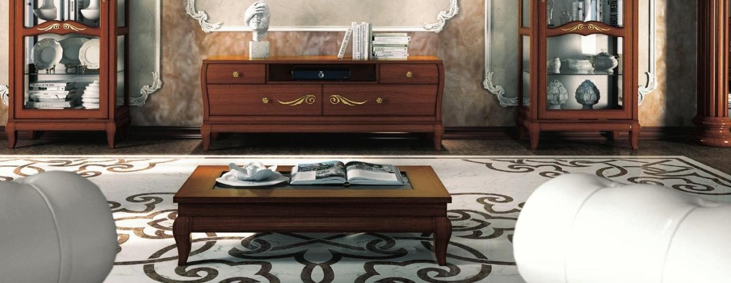 Couchtisch Wohnzimmer Design Möbel Tisch Luxus Beistelltisch Holz Modern Bild 1