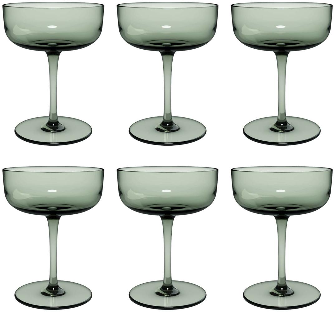 like. by Villeroy & Boch Like Glass Sektschale / Dessertschale 100 ml 6er Set Sage - DS Bild 1